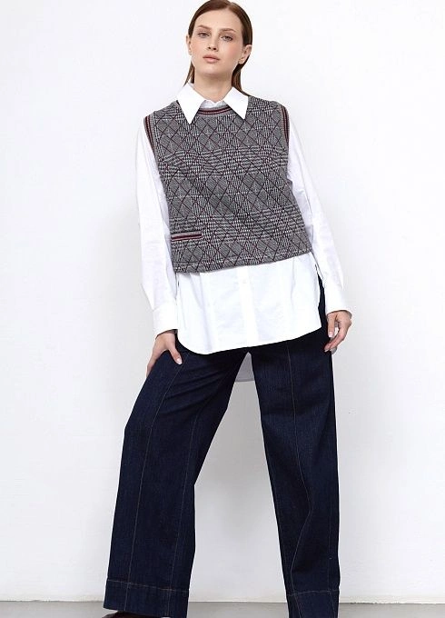 Жилет жен. 380021.03313.7347P Серо-розовый  (2)