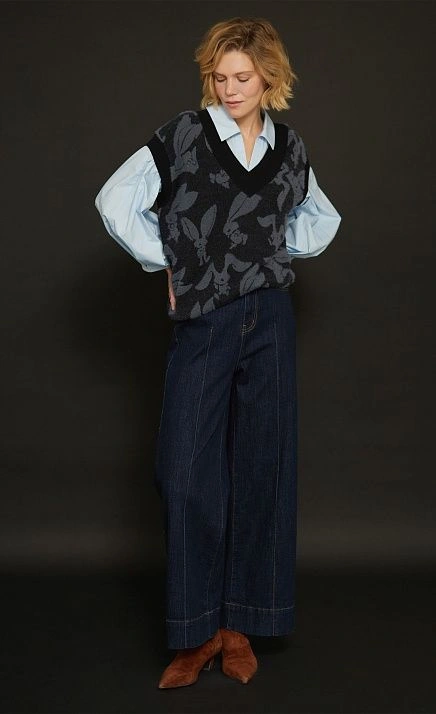  GRIOL. Брюки жен. 320211.26304.9600N Тёмно-синий 