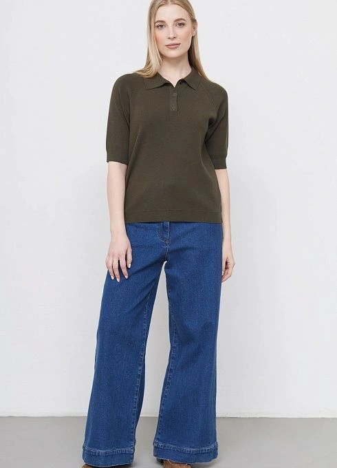 Джемпер жен. 310313.33303.3700N Хаки  (2)