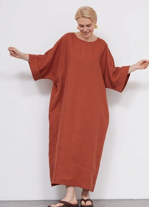  GRIOL. Платье жен. 360346.6_312.6100N Терракотовый GRIOL