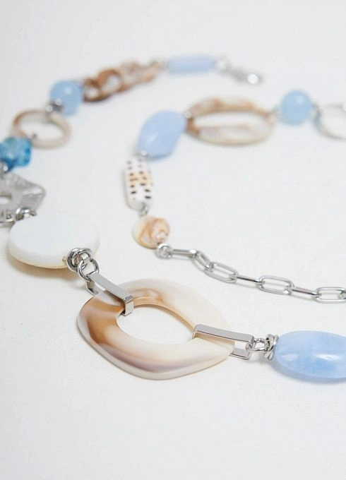 Колье Лель 3 Голубой  (1)