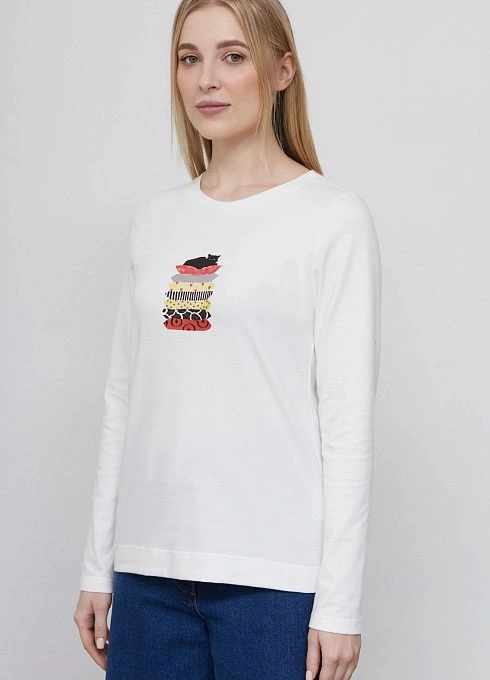 Джемпер жен. 310915.6_313.0200EA Белый  (4)