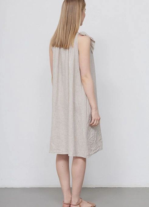 Платье жен. 363910.38312.0208Р Бело-песочный  (4)