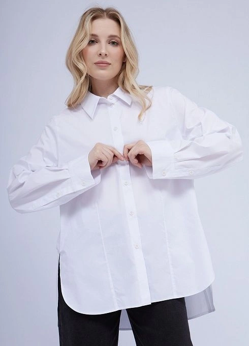 Рубашка oversize с разрезами GRIOL