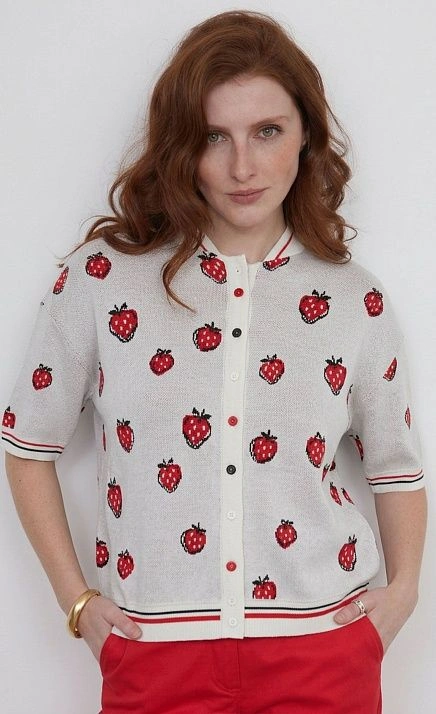 GRIOL. Жакет жен. 370253.33303.0745V Молочно красный GRIOL GRIOL. Жакет жен. 370253.33303.0745V Молочно красный