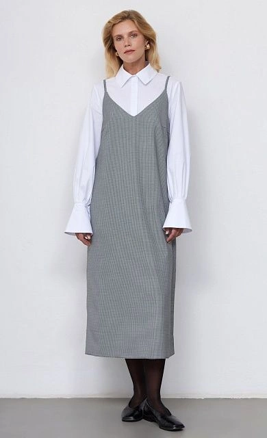  GRIOL. Платье жен. 368397.11312.8202Z Чёрно-белый 