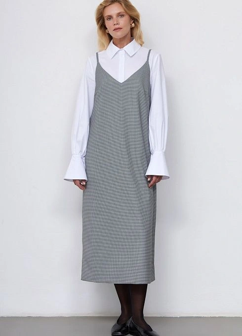  GRIOL. Платье жен. 368397.11312.8202Z Чёрно-белый GRIOL