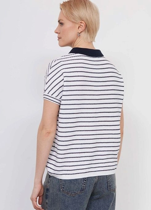 Джемпер жен. 310557.33303.0296S Бело-синий (4)