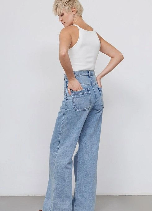 Брюки жен. 320208.26304.1600N Голубой  (1)