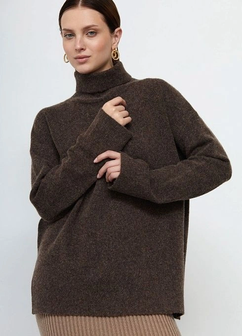  GRIOL. Джемпер жен. 317005.42303.1100M Коричневый GRIOL