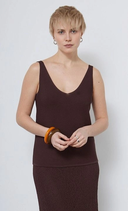 GRIOL. Джемпер жен. 310569.33303.1100N Коричневый GRIOL GRIOL. Джемпер жен. 310569.33303.1100N Коричневый