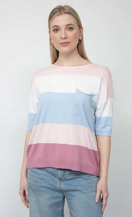  GRIOL. Джемпер жен. 310254К.33303.0716S Розово-голубой 