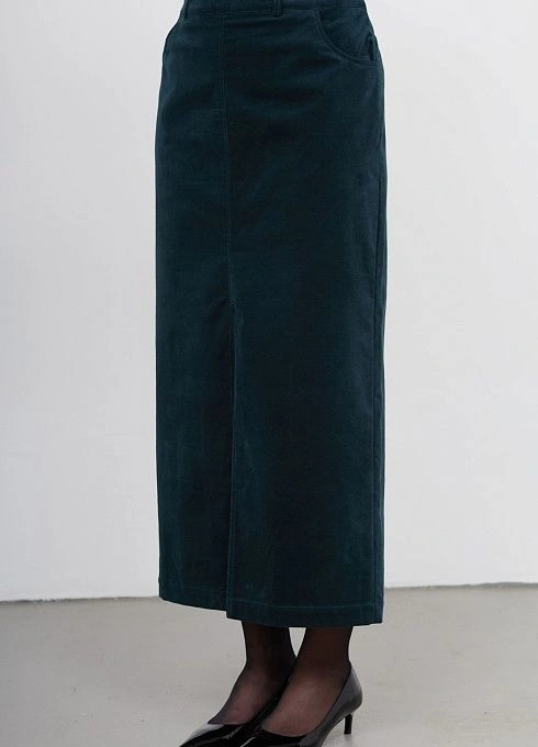 Юбка жен. 358182.11312.1400N Изумруд  (4)