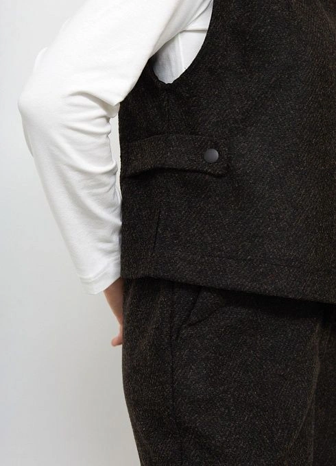 Жилет жен. 387912А.11313.8211M Коричневый меланж (1)