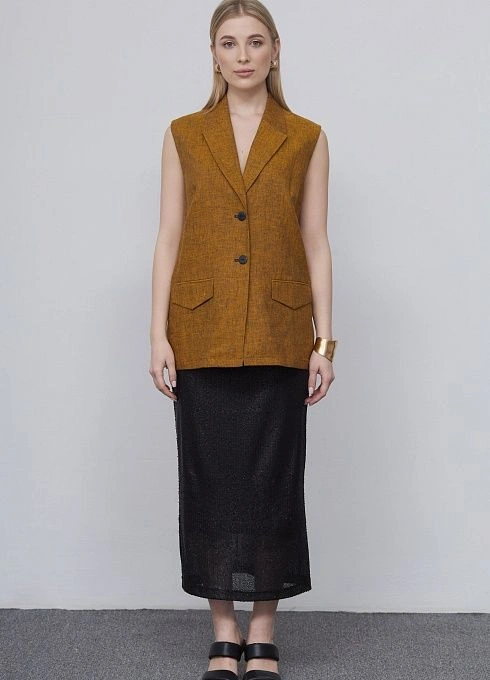 Жилет жен. 382862.37312.2694M Жёлто-синий  (2)