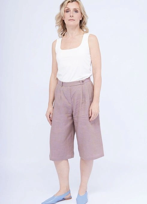 Бермуды жен. 328165.11312.6922M Бледно-розовый меланж  (2)