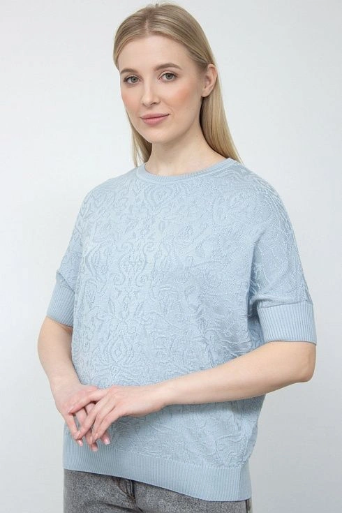 Джемпер жен.310169кр.33303.1600N Голубой  (4)