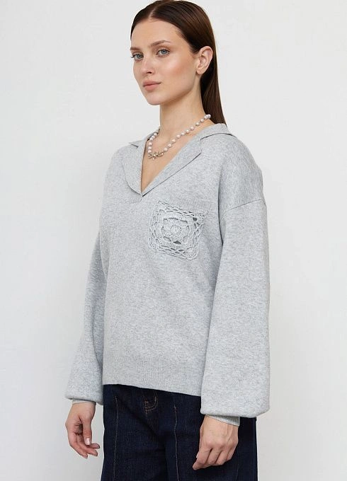 Джемпер жен. 318107.42303.7700M Серый (1)