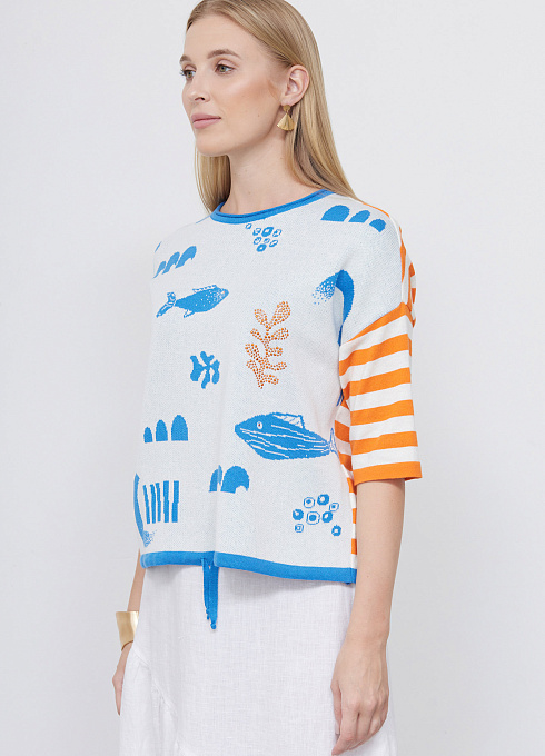  GRIOL. Джемпер жен.310489.33303.0201A Мультиколор GRIOL