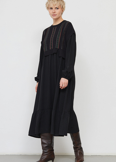  GRIOL. Платье жен. 360272.03313.8229DE Черный GRIOL