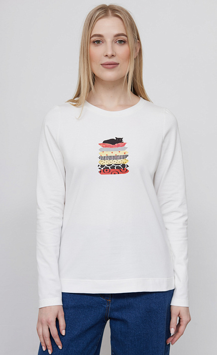 GRIOL. Джемпер жен. 310915.6_313.0200EA Белый GRIOL GRIOL. Джемпер жен. 310915.6_313.0200EA Белый