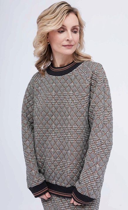 GRIOL. Джемпер жен. 311094.03313.1101P Серый GRIOL GRIOL. Джемпер жен. 311094.03313.1101P Серый