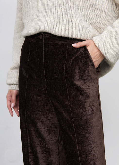 Брюки жен. 320335Т.6_312.1100N Шоколадный  (1)