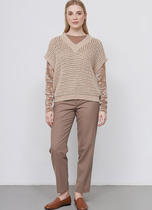  GRIOL. Жилет жен. 388106.42303.0600N Бежевый GRIOL