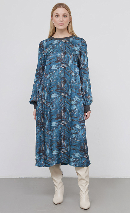 GRIOL. Платье жен. 360302ГМот.03312.8677F серо-голубой GRIOL GRIOL. Платье жен. 360302ГМот.03312.8677F серо-голубой