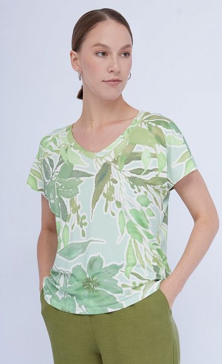  GRIOL. Джемпер жен. 310443.6_313.3201F Зеленый 