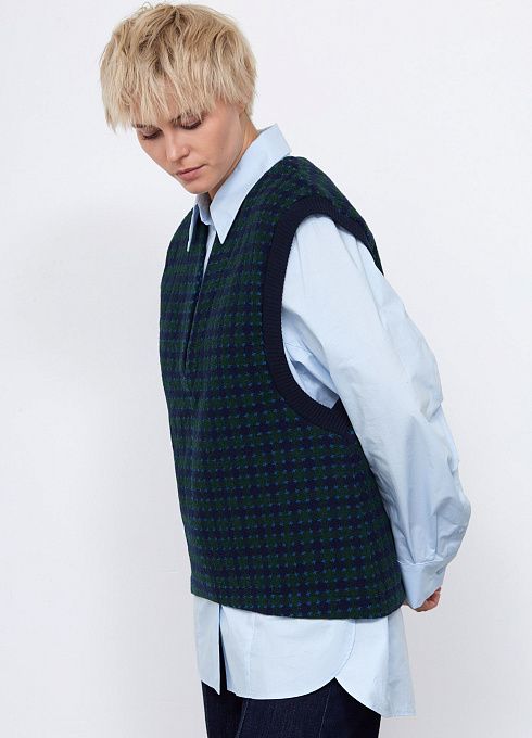 Жилет жен. 380020УД.03312.8829P зеленыйсиний  (4)