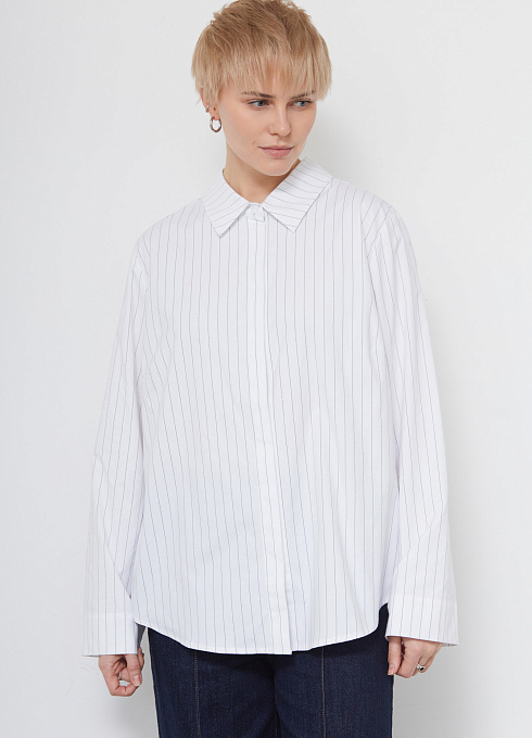 Рубашка oversize в полоску GRIOL