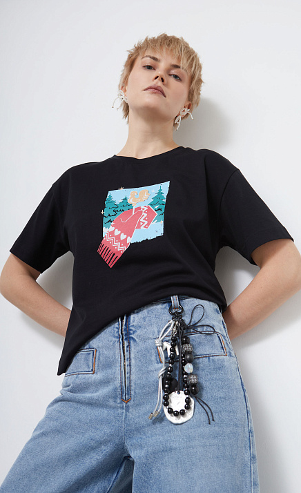 GRIOL. Брелок Новогоднее 1 Черный GRIOL GRIOL. Брелок Новогоднее 1 Черный