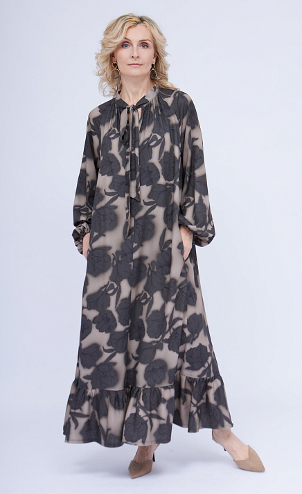 GRIOL. Платье жен. 360299.03312.7706F Кофейный GRIOL GRIOL. Платье жен. 360299.03312.7706F Кофейный