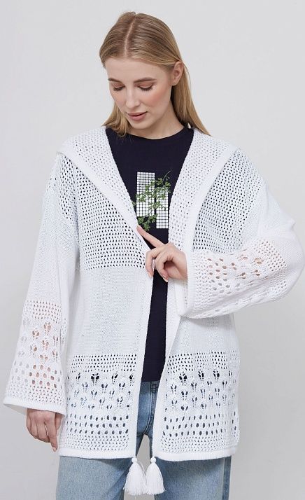 GRIOL. Жакет жен. 370232.05303.0200N Белый GRIOL GRIOL. Жакет жен. 370232.05303.0200N Белый