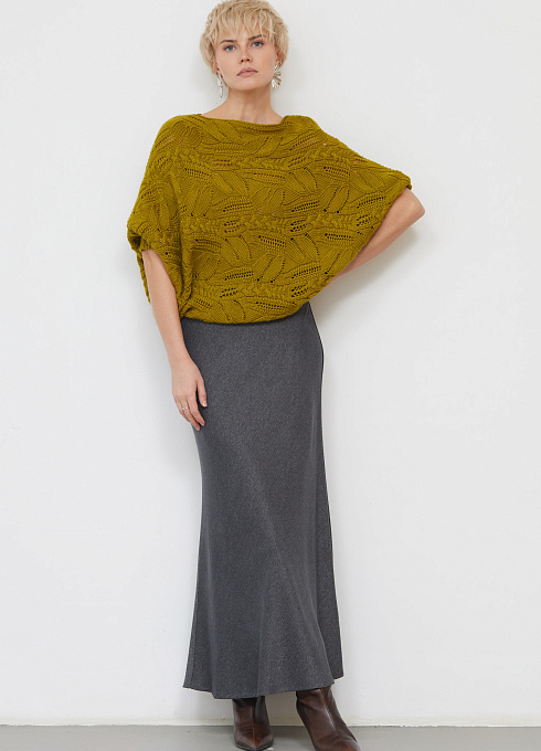  GRIOL. Юбка жен. 350070.03312.7400M Серый меланж GRIOL