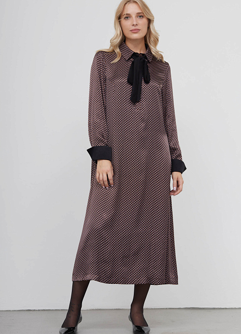  GRIOL. Платье жен. 360329.03312.1101Y Коричневый GRIOL