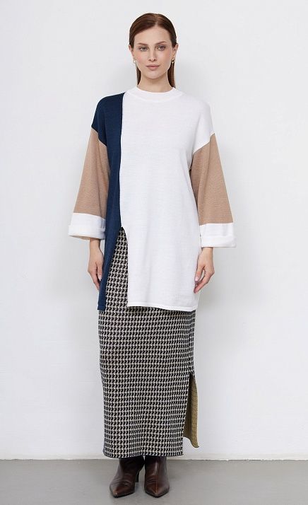  GRIOL. Туника жен. 310542.01303.0796G Молочно синий 