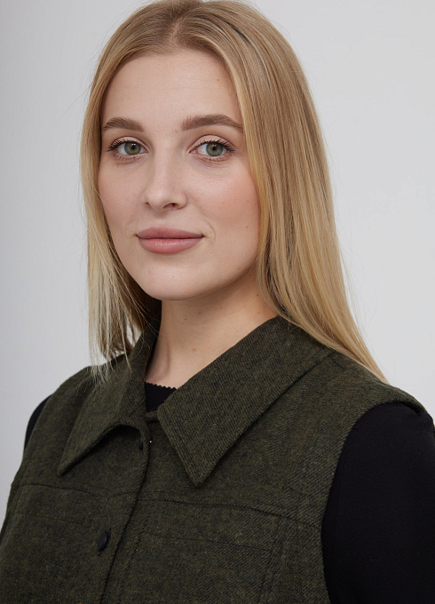  GRIOL. Жилет жен. 380093.09312.3100N Зелёный GRIOL