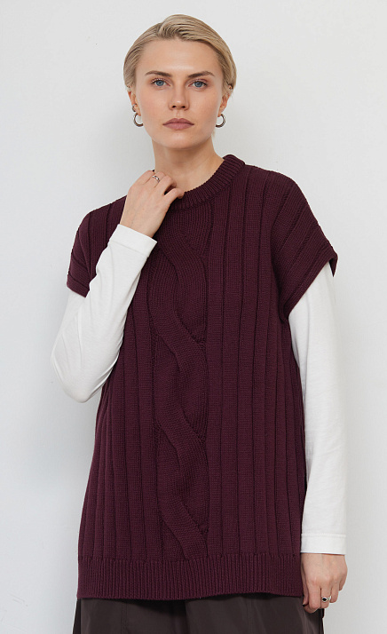  GRIOL. Жилет жен. 380106.05303.4700N Бордо 