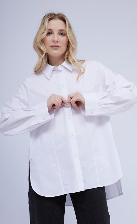 Рубашка oversize с разрезами GRIOL Рубашка oversize с разрезами GRIOL