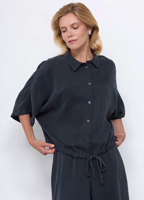 Блузка oversize на кулиске GRIOL