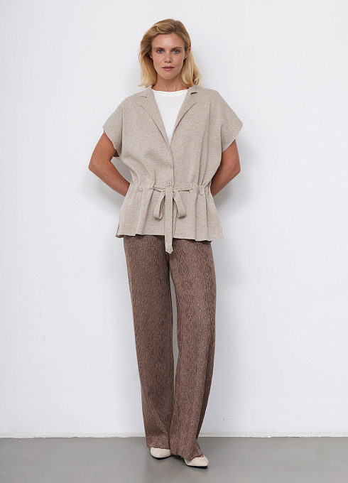 Жилет жен. 380041.33303.0300М Бежевый меланж  (2)