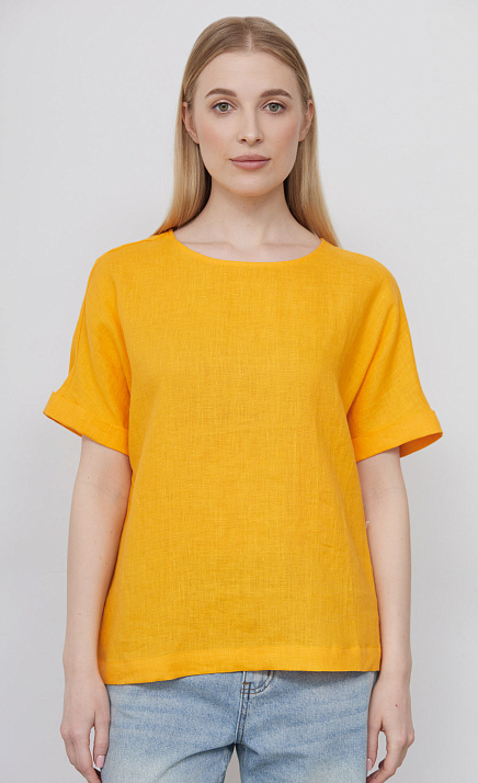 Блузка oversize изо льна GRIOL