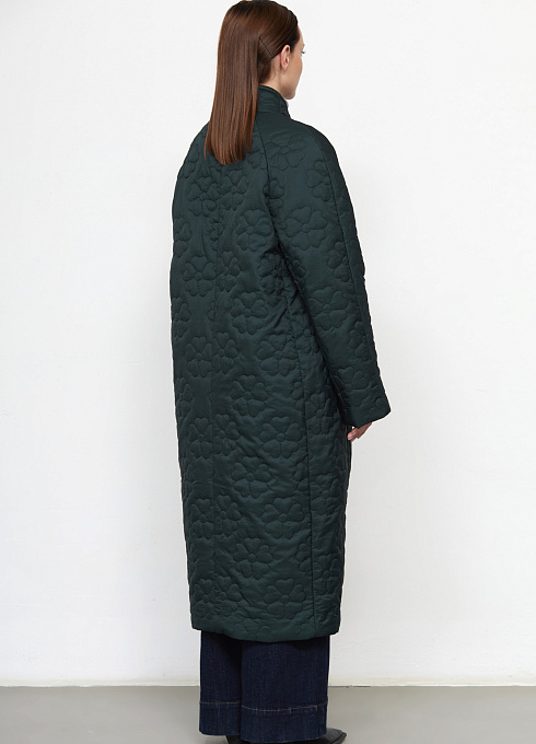  GRIOL. Пальто жен. 534528.11209.1400F Изумрудный GRIOL
