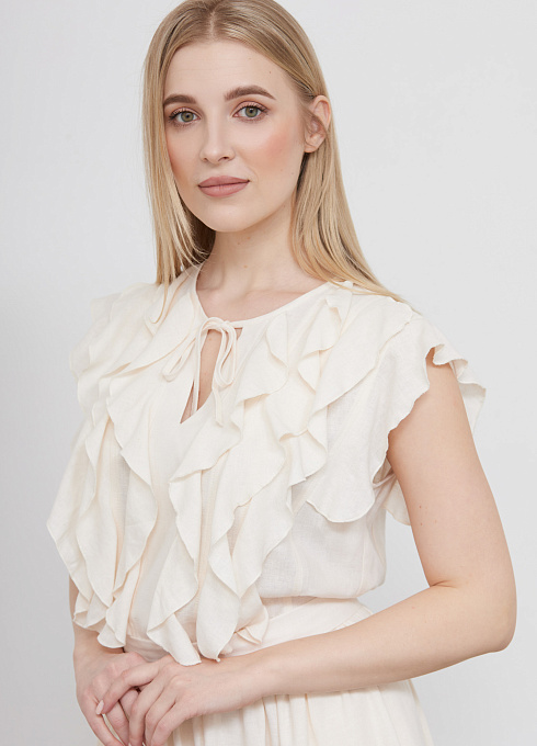  GRIOL. Платье жен. 363423А.11312.0700N Молочный GRIOL