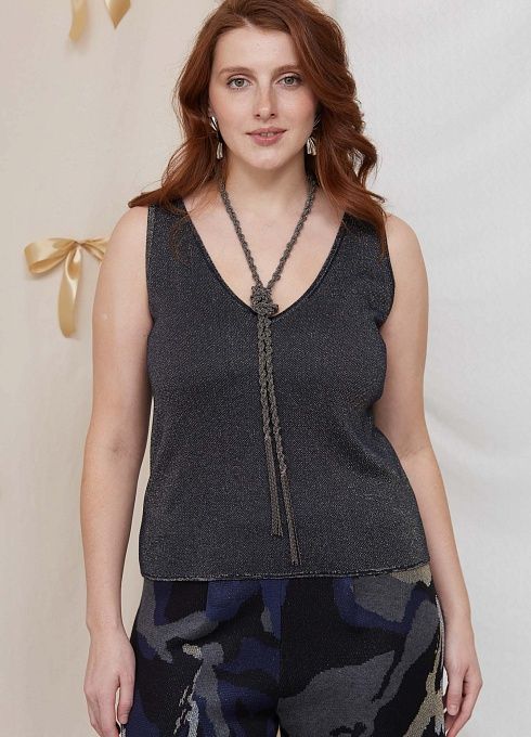  GRIOL. Джемпер жен. 310302.33303.9600L Т.синий GRIOL