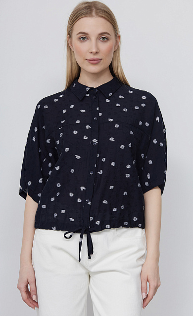 Блузка oversize из поливискозы GRIOL