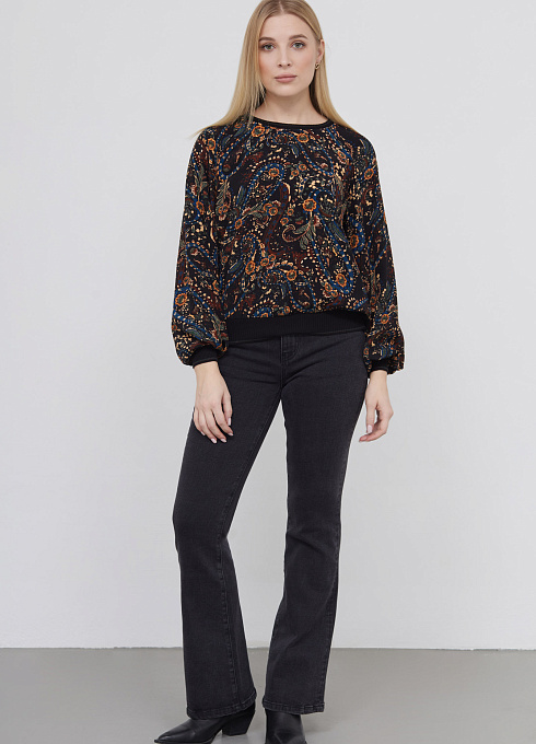  GRIOL. Блуза жен. 310903Т.03312.8201Y Чёрный GRIOL