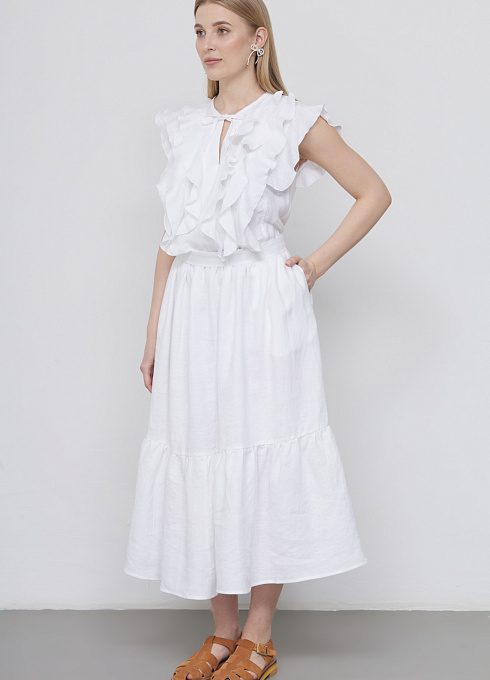  GRIOL. Платье жен. 363423А.11312.0200N Белый GRIOL